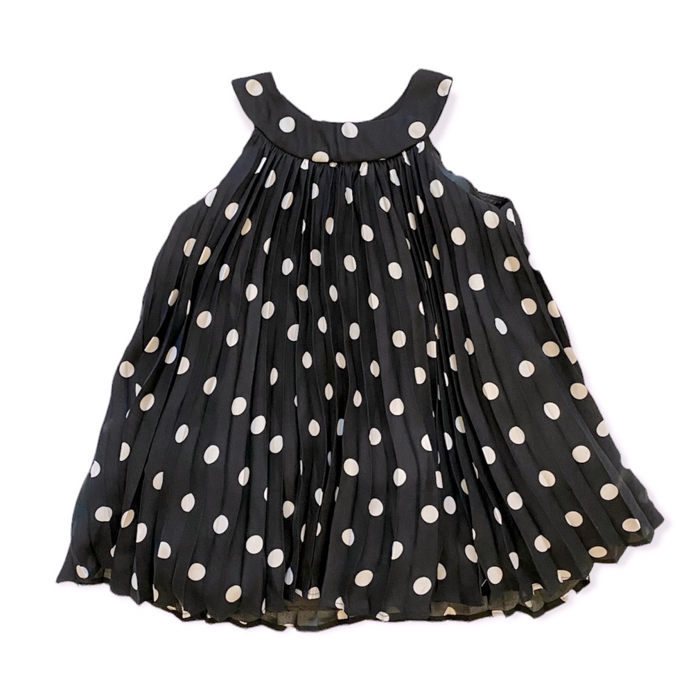 Cherokee Black w/White Dot Baby Dress